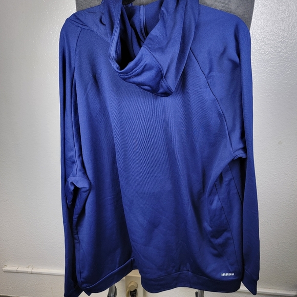 Adidas M GG Bl Nov Hd Pullover Hoodie Purple - Picture 2 of 8